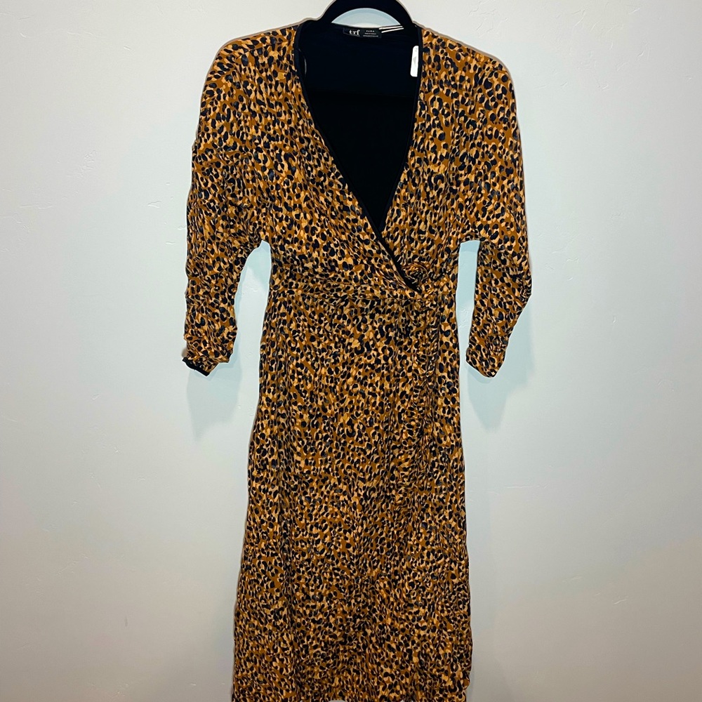 Patterned Zara Wrap Dress